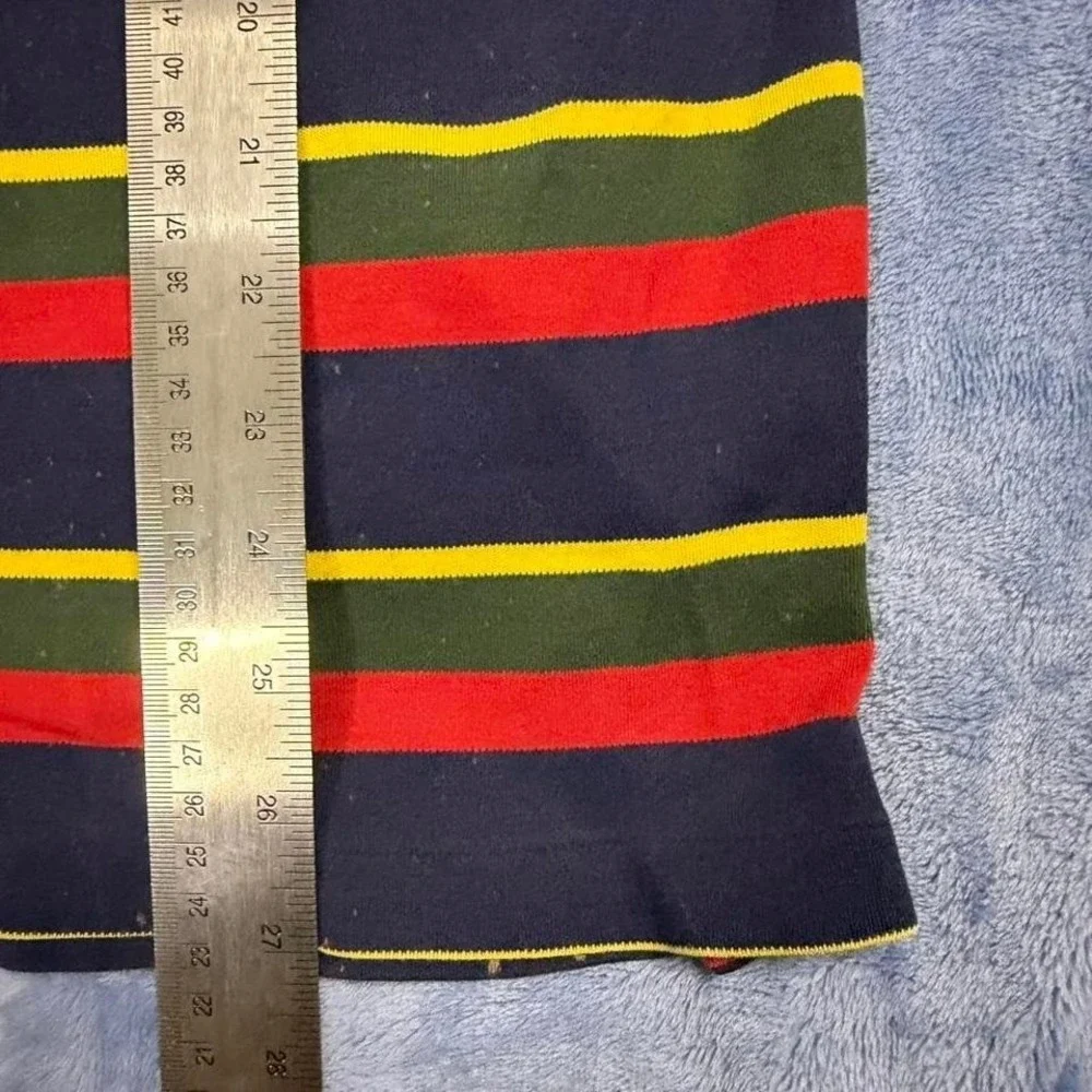 Vintage Rasta polo shirt with embroidered logo men size‎ L